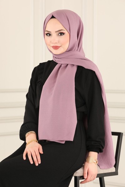 حجاب طويل أرجواني EHM610 