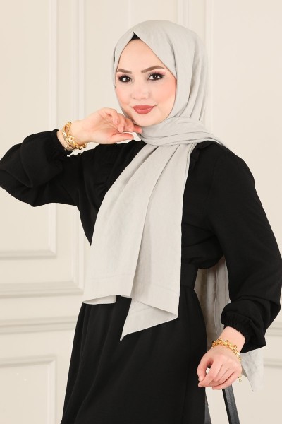  حجاب طويل رصاصي  226IPK758 
